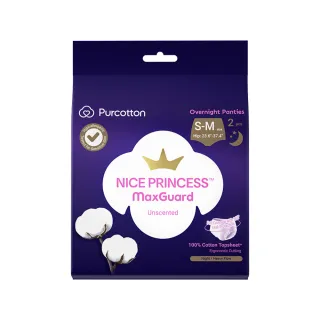 【全棉時代Purcotton】100%純棉褲型衛生棉 S-M(2入)